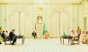 1757Dampingi-Presiden-Jokowi-Kunker-ke-Arab-Saudi - Menpora-Dito-Lakukan-Tanda-Tangan-Nota-Kesepahaman-Bidang-Pemuda-dan-Olahraga