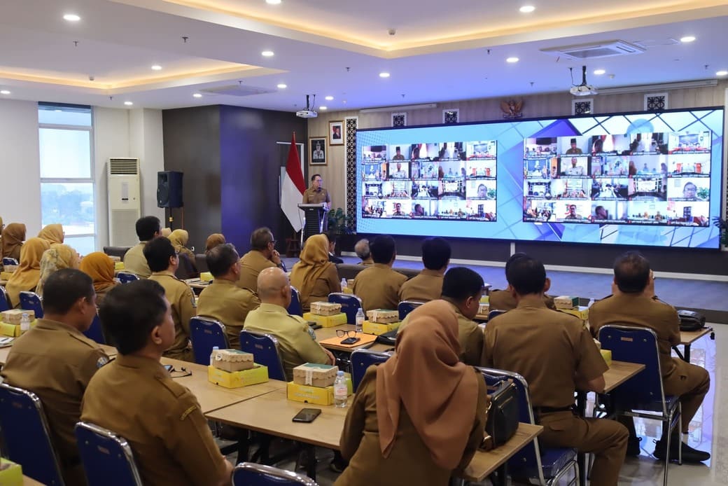 Tes TalentDNA bagi pejabat administrator dan pengawas di lingkungan Pemprov Jatim, di Lt.5 Aula I, Kantor BKD Jatim, Surabaya.