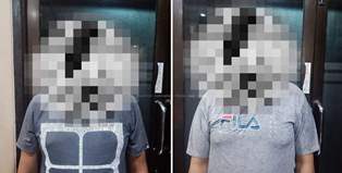 Dua pelaku yang ditangkap Polresta Banyuwangi