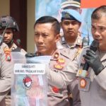 Konferensi pers yang digelar Polres Probolinggo Kota.