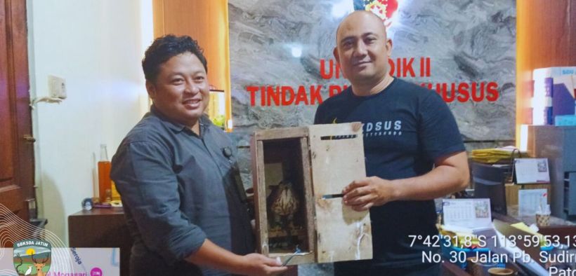 Proses penyerahan satwa dilakukan pada Selasa (13/5/2025).