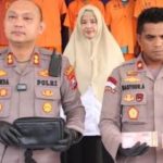 Konferensi pers yang digelar oleh Polres Sumenep.