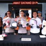 Rilis pers yang digelar oleh Polres Malang.