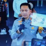 Konferensi pers yang digelar oleh Polres Magetan.