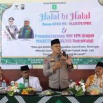 Halal Bihalal yang digelar oleh IGPAUD MNU dan Majelis TPQ YPMNU di Aula MWC NU Rogojampi, Rabu (7/5/2025).