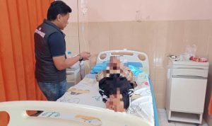 Korban yang sedang dirawat intensif di fasilitas kesehatan terdekat. (Foto: Polres Blitar)