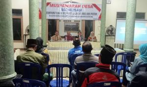 Warga antusias dengan adanya pembentukan koperasi Merah Putih. Namun berharap, yang dipilih harus amanah. (Foto: Achmad Zunaidi/serayunusantara.com)