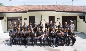 Peresmian rumah dinas oleh Kapolres Kediri Kota.