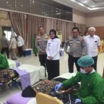 Kunjungan di Aula Tri Brata RS Bhayangkara Kediri pada Rabu (14/5/2025). (Foto: Hariati Rokhmah/serayunusantara.com)