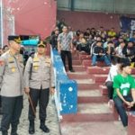 Pengamanan oleh Polres Kediri Kota.