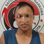 Pelaku yang berhasil diamankan oleh Polres Kediri Kota.
