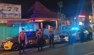 Polres Nganjuk Polda Jatim mengintensifkan patroli SREG (Stop, Riksa, Edukasi, dan Geledah). (Foto: Polres Nganjuk)