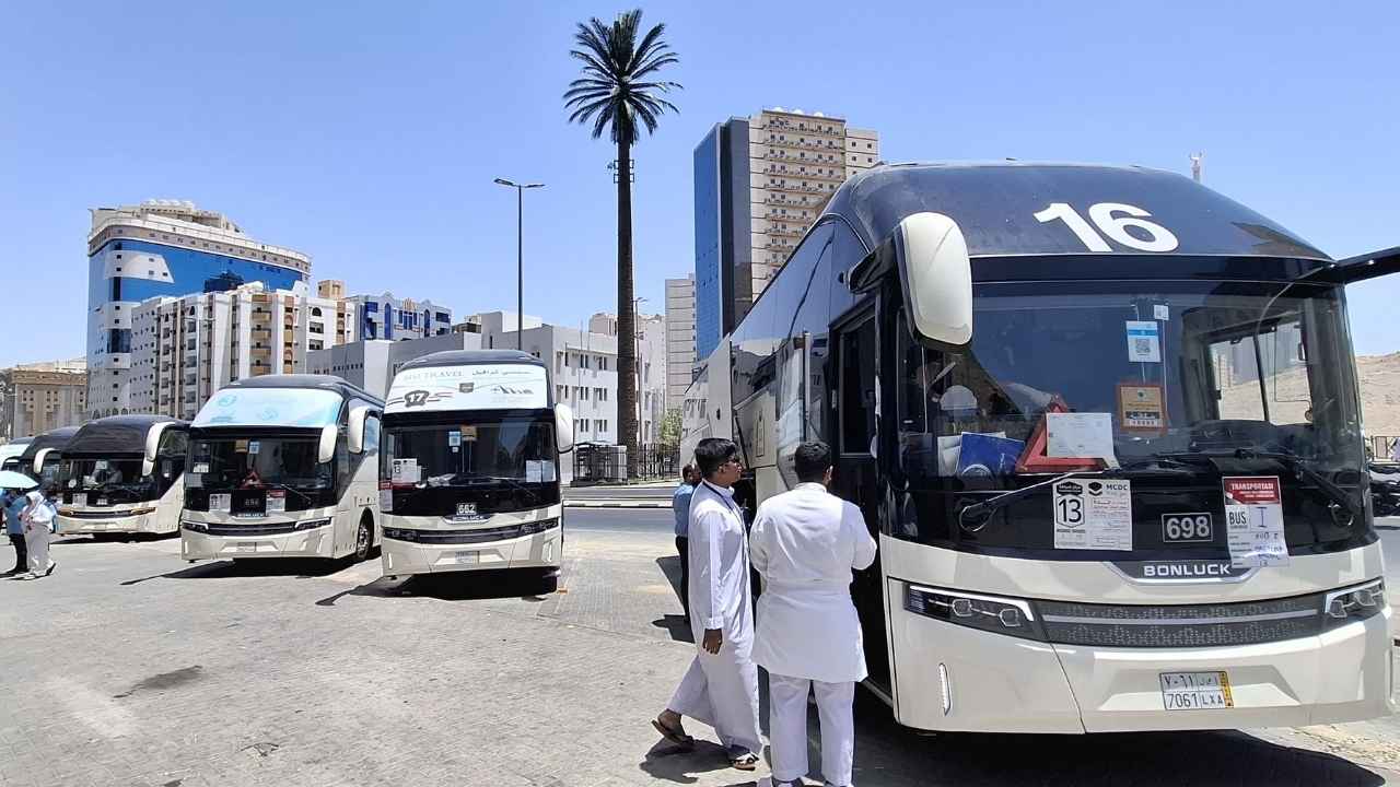 Jemaaah haji yang ada di Arab Saudi.