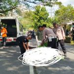 Tempat kejadian perkara di Jalan Ki Mangunsarkoro Tulungagung, pada Kamis (12/6/2025). (Foto: Puguh Didik Supriyanto/serayunusantara.com)