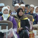 Jemaah haji di Debarkasi Surabaya. (Foto: Humas Kanwil Kemenag Jatim)