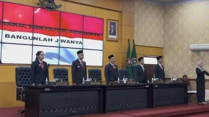 Rapat paripurna DPRD Kota Blitar, Senin, 7 Juli 2025. (Foto: DPRD Kota Blitar)