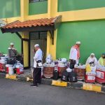 Jemaah haji asal NTT yang tertunda kepulanngannya, Jumat (11/7/2025). Foto ; Humas Kanwil Kemenag Jatim