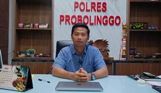 Kasat Reskrim Polres Probolinggo, AKP Putra Adi Fajar Winarsa.