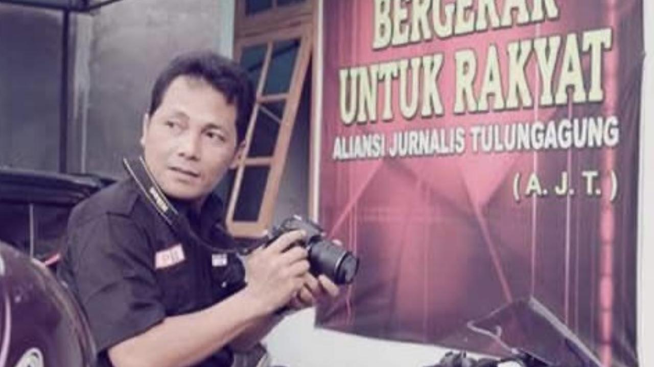 Ketua Aliansi Jurnalis Tulungagung, Catur Santoso.