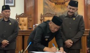 Penandatanganan KUA PPAS Tahun Anggaran 2026. (Foto: Pemkab Tulungagung)