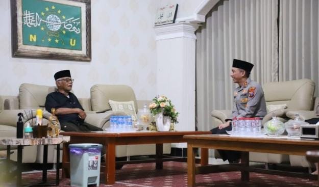Kapolres Kediri Kota AKBP Anggi Saputra Ibrahim, S.H., S.I.K., M.H., melakukan kunjungan silaturahmi ke Pondok Pesantren Al Amin.