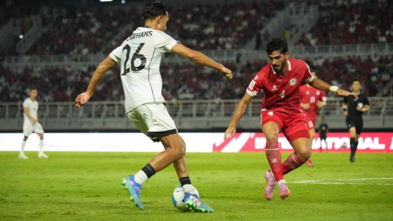 serayu-nusantara-gambar- - 1 Timnas Indonesia harus puas bermain imbang 0-0 melawan Lebanon dalam laga uji coba FIFA Matchday di Stadion Gelora Bung Tomo, Senin (8/9/2025).