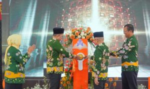 peresmian gerbang kembar